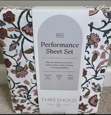 Threshold Performance King Sheet Set Warm Floral
