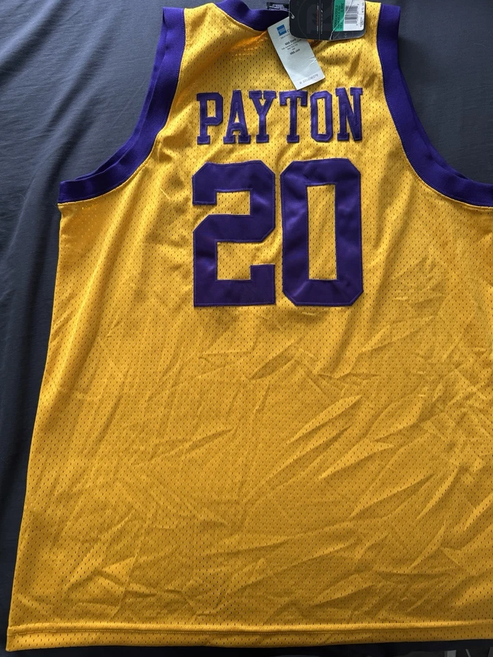 Camiseta Nike Rewind Edition nueva con etiquetas XL Gary Payton cosida de Los Angeles Lakers Foto 4 de 4