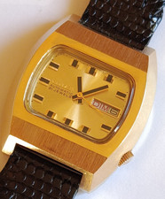 Vintage Citizen 6501 automatic men's watch Day/Date TV Case - Running