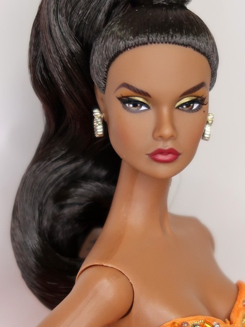 OOAK Partial Lip Repaint Fashion Royalty Poppy Parker Doll by INI