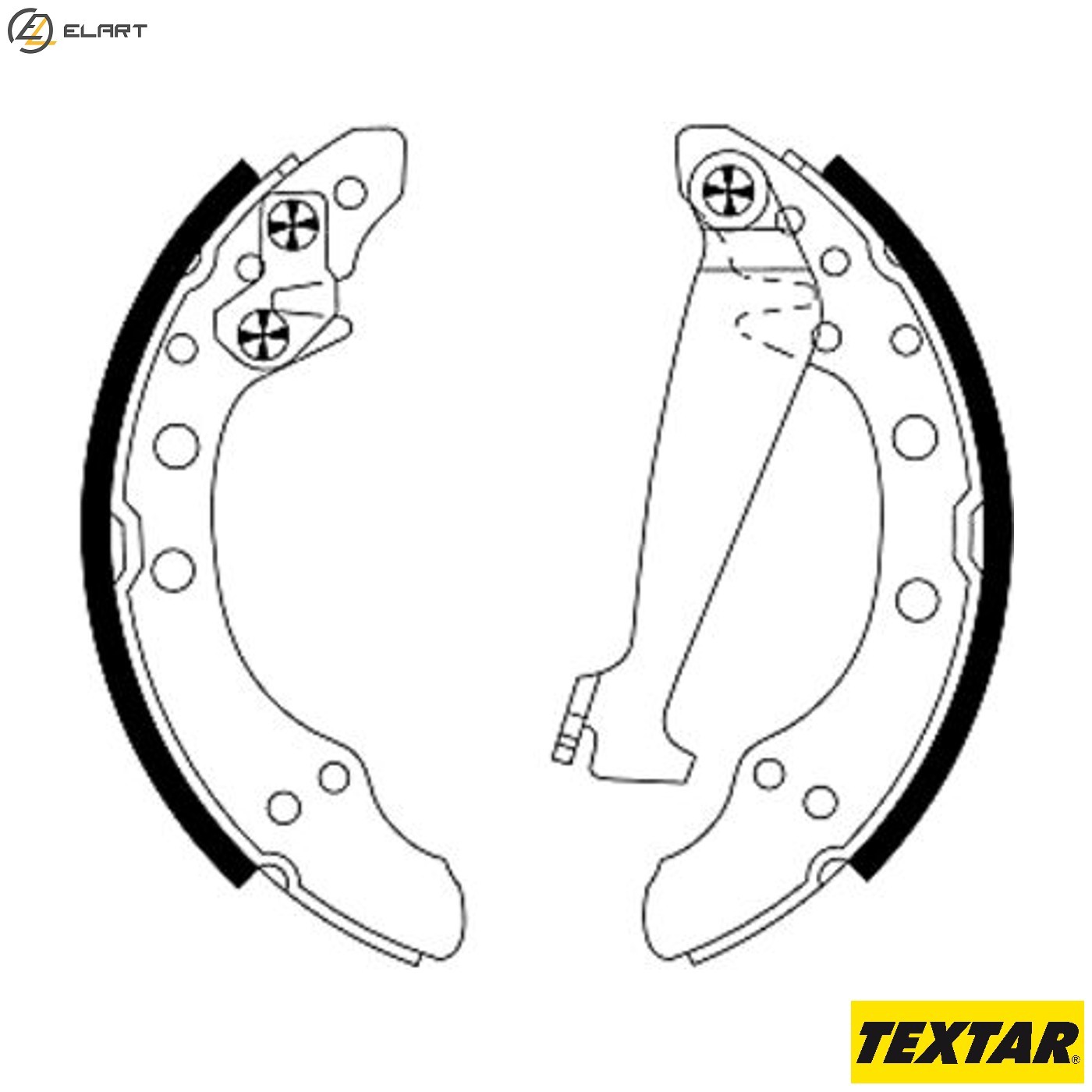 BRAKE SHOE SET 91044700 FOR SKODA CITIGO FABIA/Combi/II/Praktik/III FELICIA/�