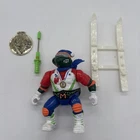 Playmates Vintage 1992 TMNT Hot Doggin Michelangelo Near Complete Loose Rare