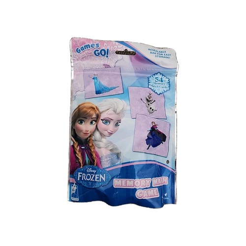 Games On The Go Disney Frozen Elsa Anna Memory Match Game 54 Cards - Picture 1 of 5