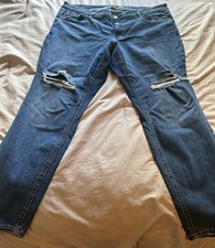 Women  s Old Navy Hi Rise Rockstar Super Skinny Distressed Jeans Plus Size 20