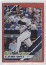 2019 Panini Donruss Optic Red Wave Prizm Gleyber Torres #157 0g45
