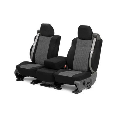 For Toyota Matrix 03-04 EuroSport 1st Row Black & Light Gray Custom Seat Covers