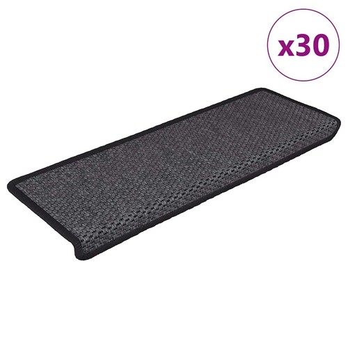Self-adhesive Stair Mats Stair Treads Protector Rug Sisal-Look 15 pcs vidaXL - Picture 10 of 36