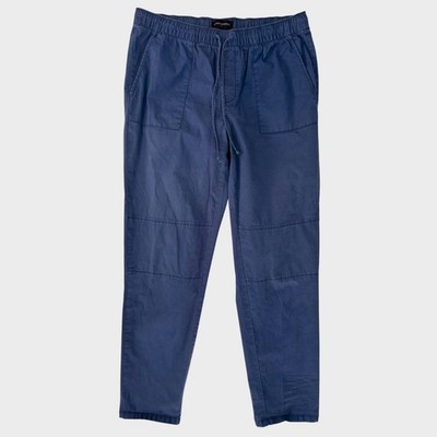 Banana republic Facotry Womens Size 6 Elastic Waist Blue Pants Drawstring