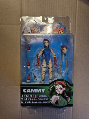 CAMMY - SOTA TOYS Street Fighter Round 2 6'' Action Figure 2005 Sota Toys BLUE
