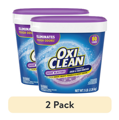 2 pk OxiClean Odor Blasters Versatile Odor and Laundry Stain Remover Powder 5lb