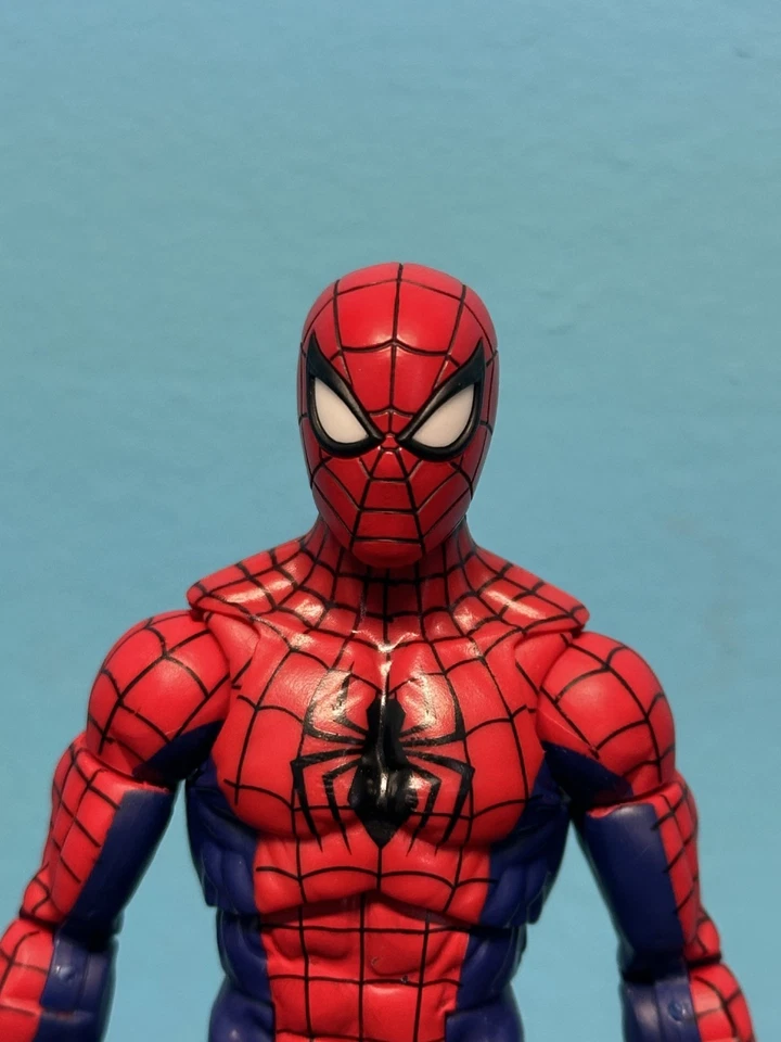 SOLO CABEZA GamerVerse Scarlet Spider Man PS5 1:12 Marvel Legends pintado personalizado Foto 2 de 4