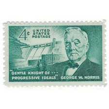1961 4c Senator George W. Norris MNH Single Stamp - Scott #1184