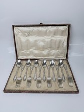 6 COUVERTS EN ARGENT MASSIF POINCON MINERVE LOUIS XV COFFRET