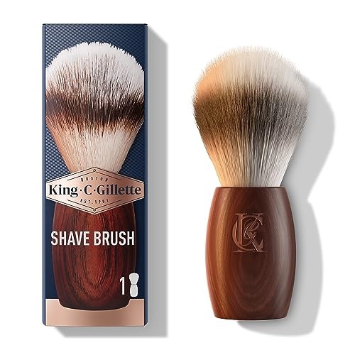 Blaireau King C. Gillette cadeau idéal homme pour kit de rasage traditionnel