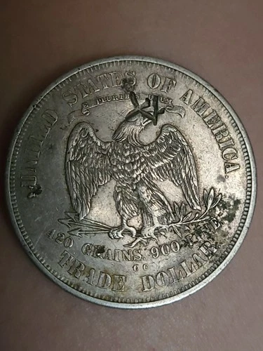1874-CC Trade Dollar — photo from another recent sale