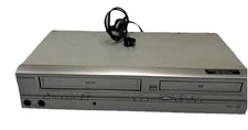 Emerson EWD2004 VCR DVD Combo VHS Player Recorder Tested Works No Remote