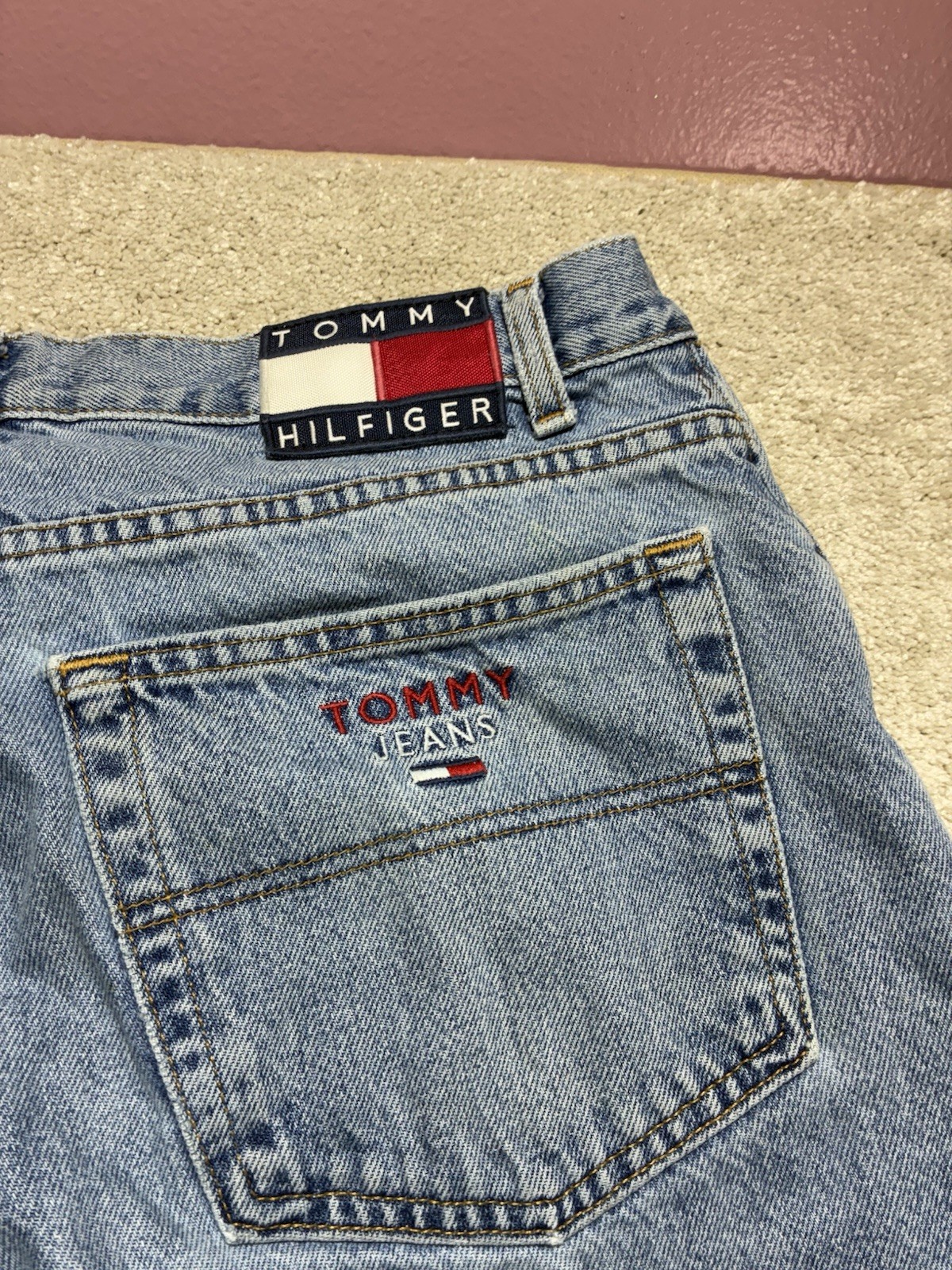 Tommy Hilfiger Tommy jeans sz 36/30 vintage men’s thumbnail 4