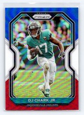 2020 Panini Prizm Prizm Red White and Blue #95 DJ Chark Jr. Jacksonville Jaguars