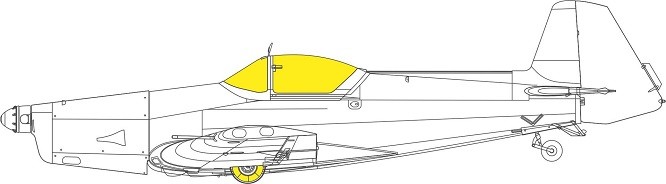 Eduard Accessories EX880 - 1:48 Z-526 AFS - New