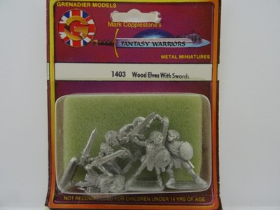 Grenadier Fantasy Warriors - 1403 - Wood Elves with Swords - S5-F6-10