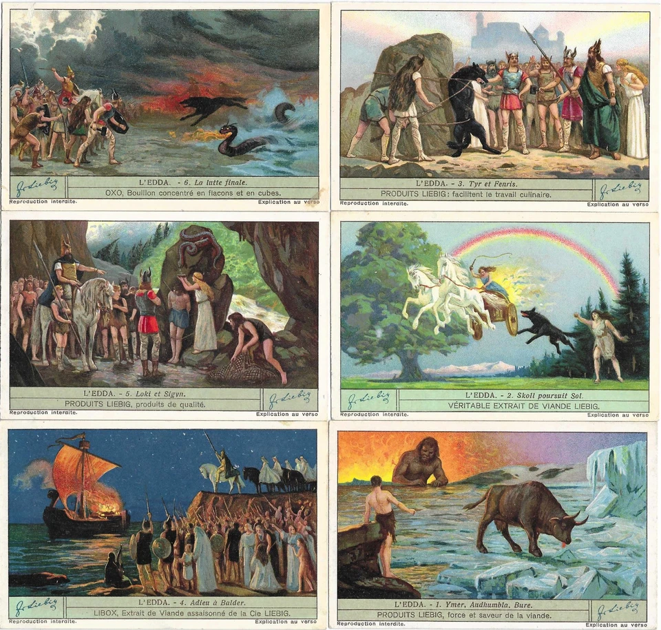 Kaufmannsbilder Liebig  S 1291 Die Edda - Bild 1 von 1