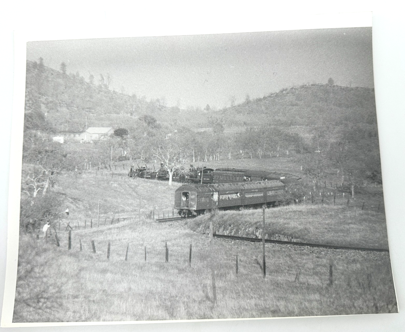 1979 Steam Locomotive No. 8 Photo Sonora California Railfan Vintage Kodak Print