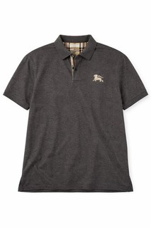 Camisa polo de golf Burberry Brit London 100 algodón a cuadros Nova bordada para hombre XXXL