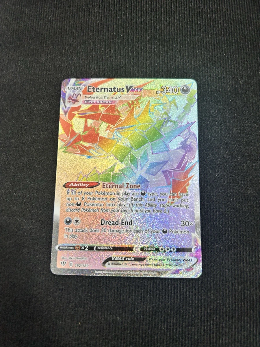 pokemon card value eternatus vmax Eternatus VMAX Pokémon TCG Cards for sale