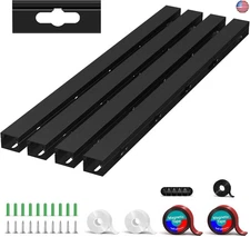 Cable Raceway - Magnetic Cable Management Under Desk with Upgraded Aesthetic