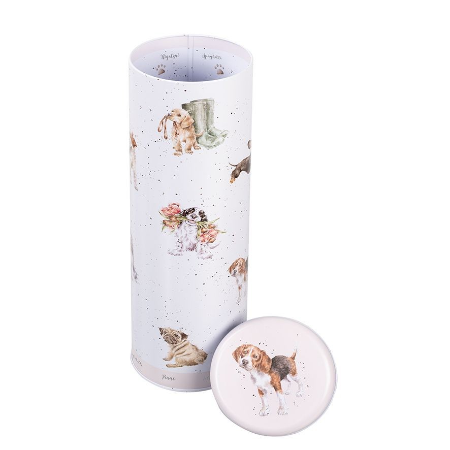 Wrendale Designs A dog's Life Spaghetti Tin Metal Illustrated Lid