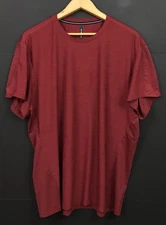 Ten Thousand Men's Versatile Shirt Performance Short Sleeve Red Size XXL