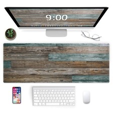 Galdas Gaming Mouse Pad Vintage Wood Grain Pattern XXL XL Large Mouse Pad Mat...