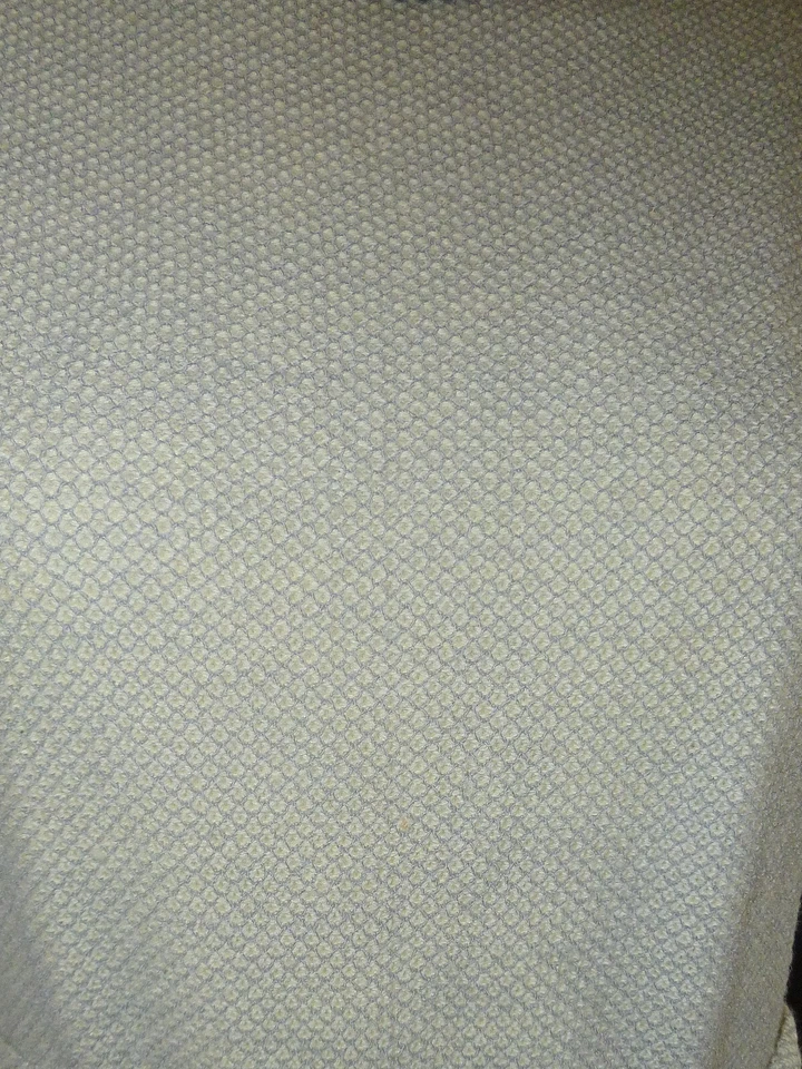 Vestido de malha feminino 1950 Roos Bros Sportswear cinza favo de mel tamanho P/M com cinto - Imagem 3 de 4