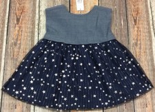 Baby Gap Girls 3-6 Months Gold Star Dress  Bloomers. Nwt