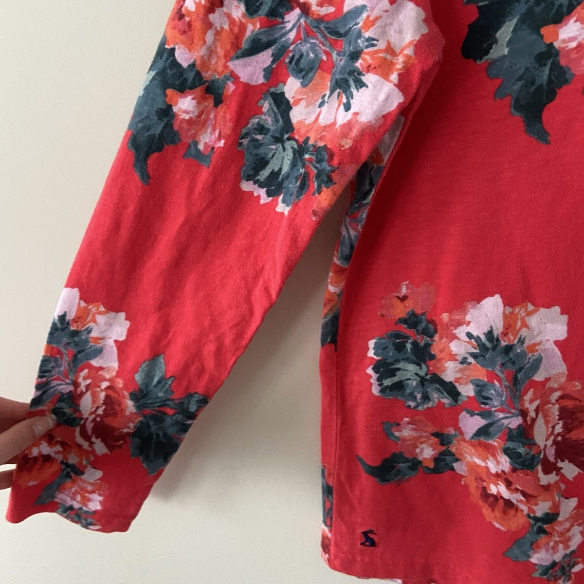 Joules Floral Long Sleeve T-shirt 8 View 3