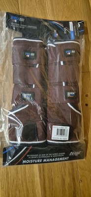 Premier Equine Quick Dry Horse Leg Wraps Boots Burgundy Medium Brand New  UK