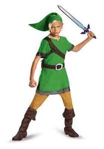 Link Classic Costume X-large 14-16 Legend of Zelda Halloween