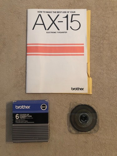 Original Brother Prestige 1012 Daisy Wheel & korrektes Band elektronische Schreibmaschine - Bild 7 von 7