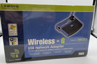 linksys wireless-g usb network adapter 2.4 GHz 802.11g