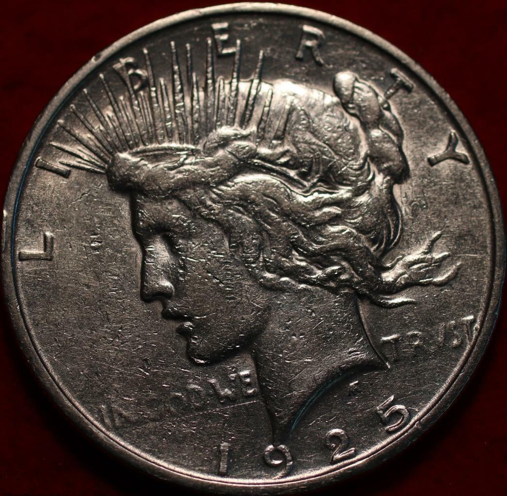 1925-S San Francisco New arrival Mint Peace Silver Dollar Choice