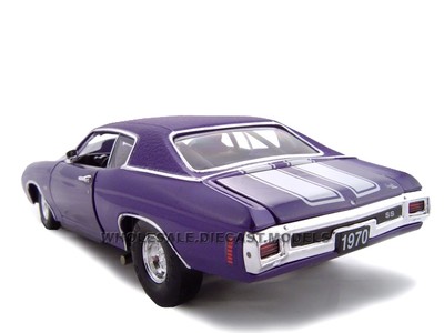 1970 CHEVROLET CHEVELLE SS 454 PURPLE 1:24 PRO STREET CAR UNIQUE