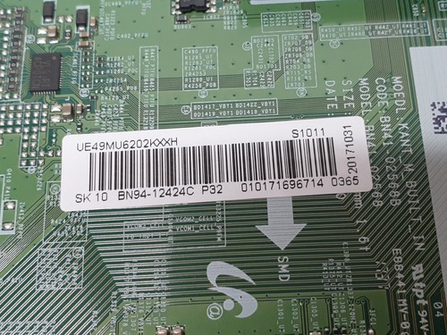 PLACA PRINCIPAL MB SAMSUNG UE48JU6740U TV BN41-02344D BN94-08941N PANTALLA: LSF480FN05 - Imagen 3 de 4
