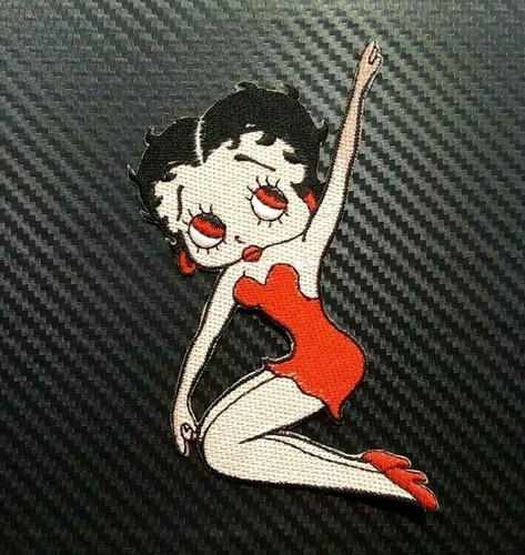 Betty Boop Cartoon Kids Sexy Biker Motorcycle Embroidered Patch Iron Sew Logo Ebay