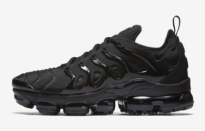  TN Plus Triple Black New Nike Air Vapormax  men's shoes7-13
