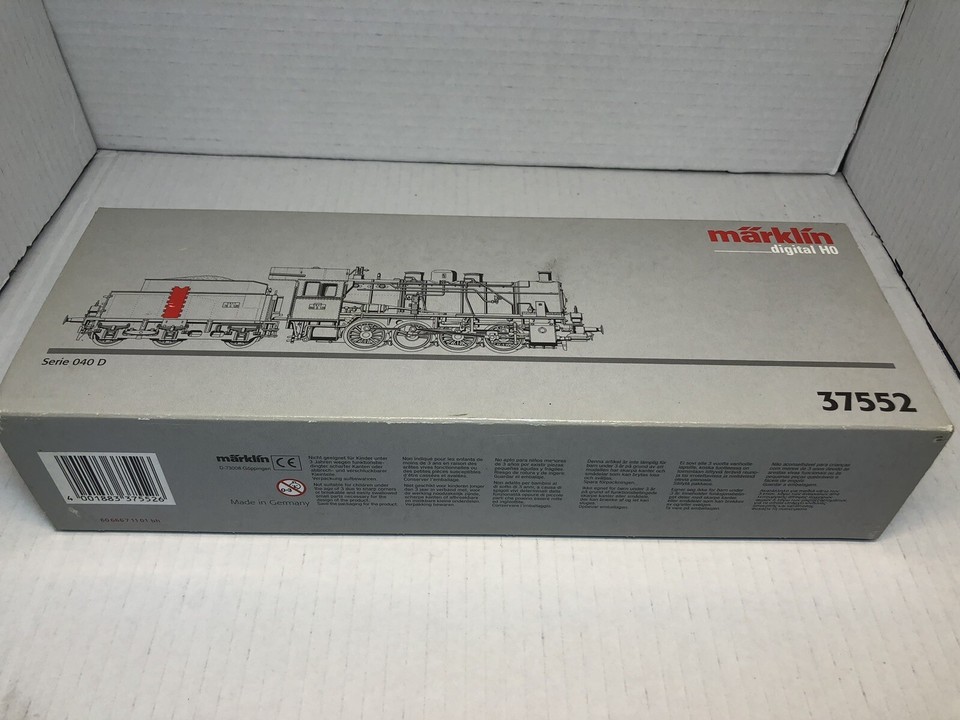 Marklin 37552 HO Scale Series 040 D Freight Steam Locomotive with ...