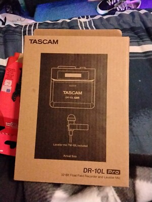 TASCUM DR 10L PRO 32 Bit Float Field Recorder & Lavaliere Mic