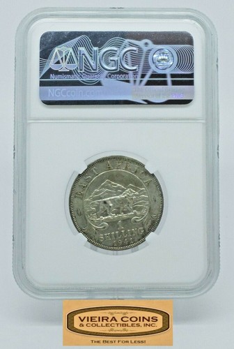 1941I E. Africa 1S, Type 2 Thick Rim, Small Loop NGC AU58, RARE - #B20625 - Picture 3 of 4