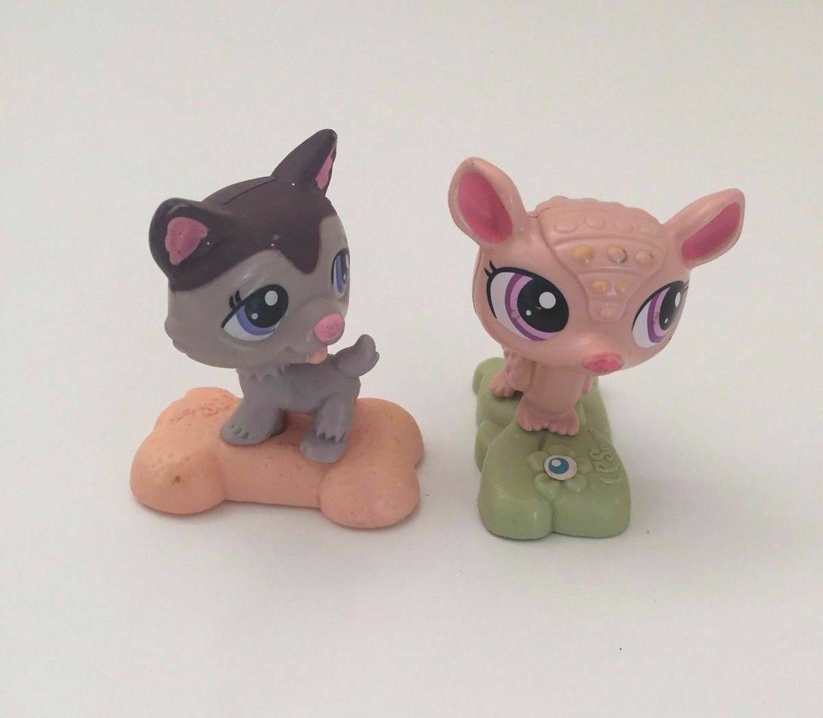 Littlest Pet Shop Lot of 2 Cats LPS Pets Children Kids Girls Toys