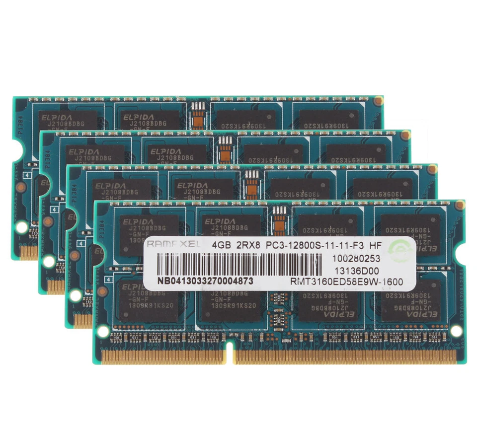 10pcs Ramaxel 4GB PC3-12800S DDR3 1600MHz 204PIN RAM Notebook SODIMM Memory %N - Image 3 of 4
