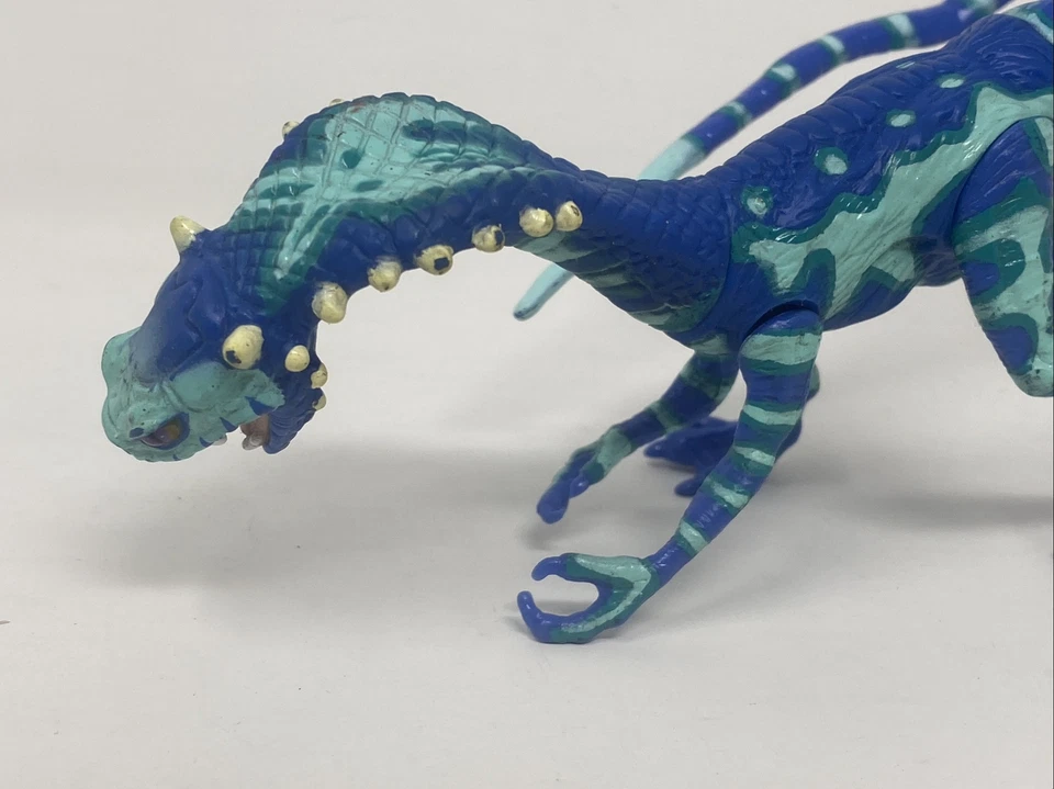 Figura de dinosaurio de colección Playmates 1996 Primal Rage Vertigo Blue Atari Games Foto 4 de 4